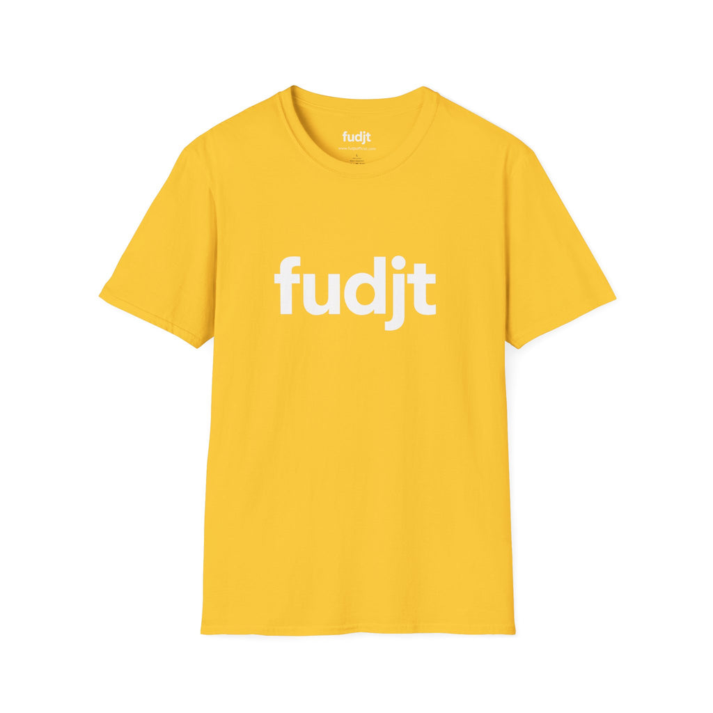 fudjt Everyday Style White logo Tee | 14 Colors