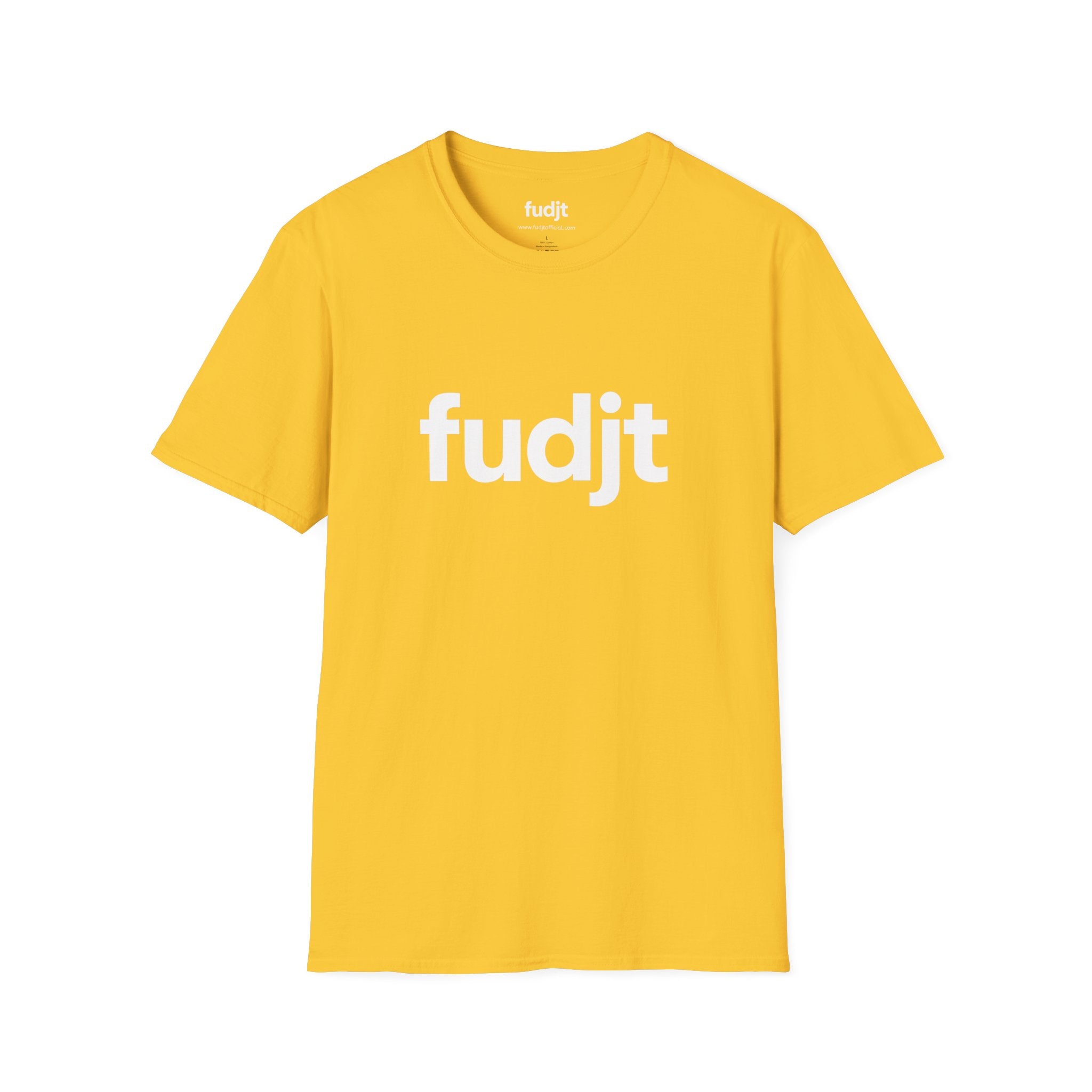 fudjt Everyday Style White logo Tee | 14 Colors