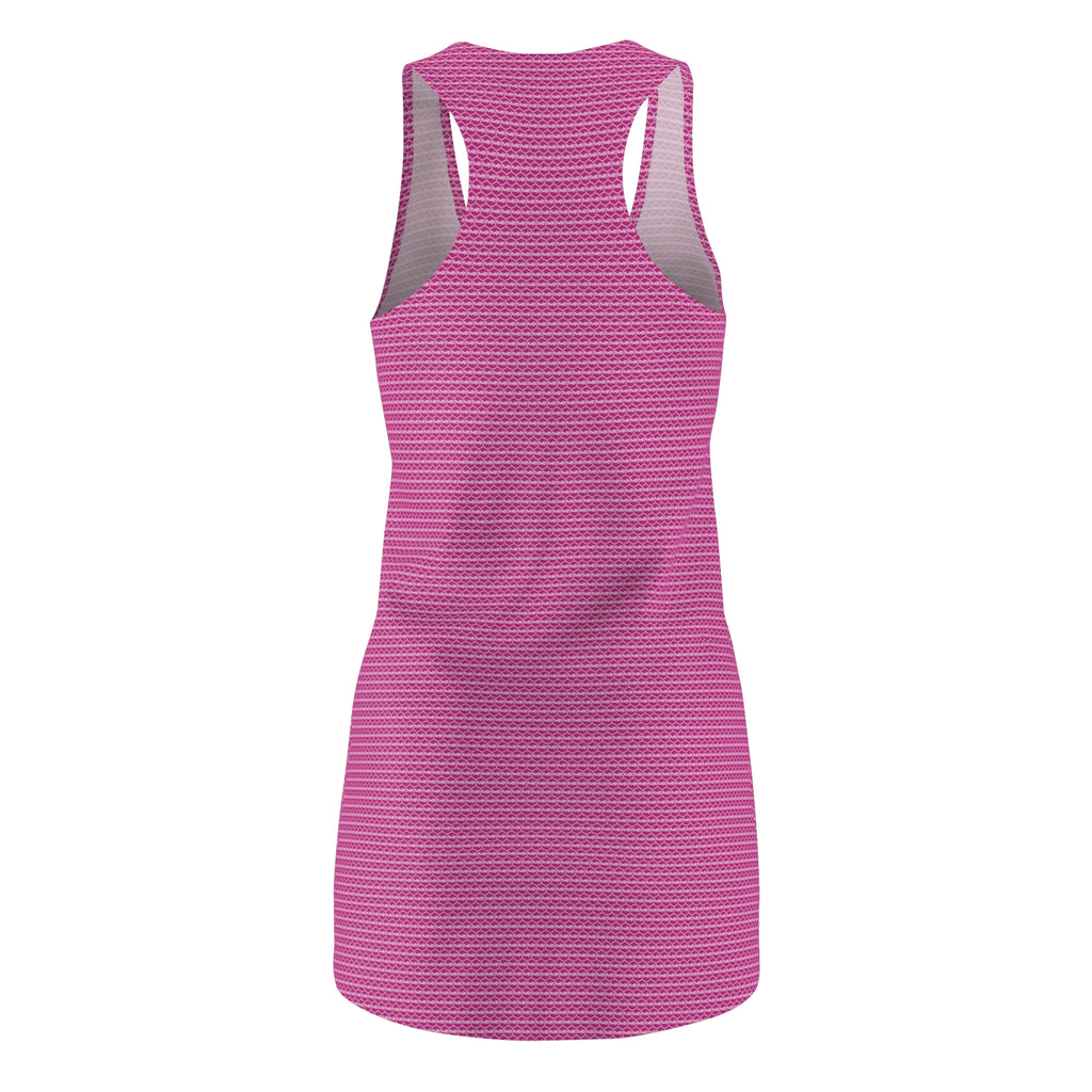 Pink fudjt Unbroken Chain .5 Chic Racerback Dress