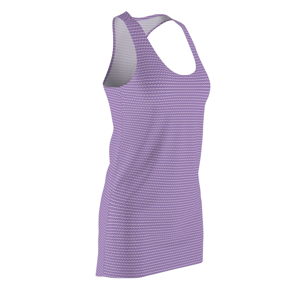 Light Purple fudjt Unbroken Chain .5 Chic Racerback Dress