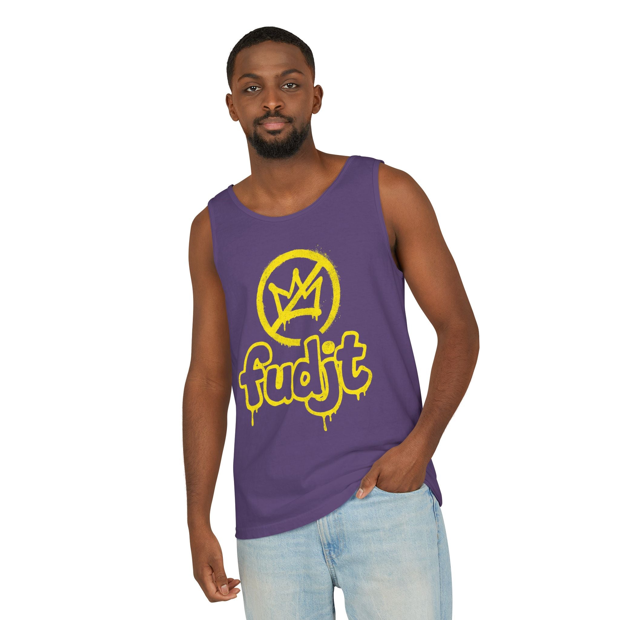 Golden fudjt No Kings Long Tank Top | 16 Colors