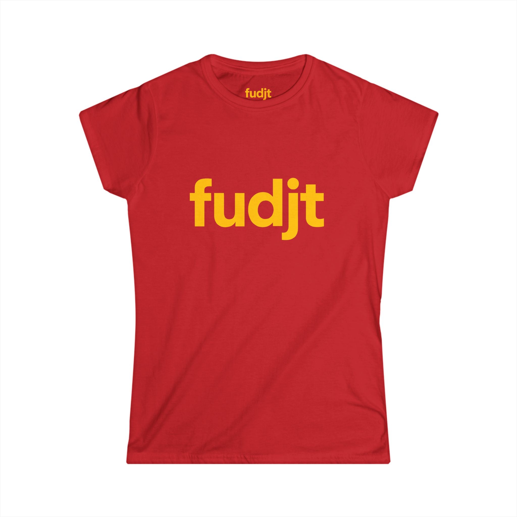 Women's Golden fudjt logo Comfy Stylie Tee | 12 Colors