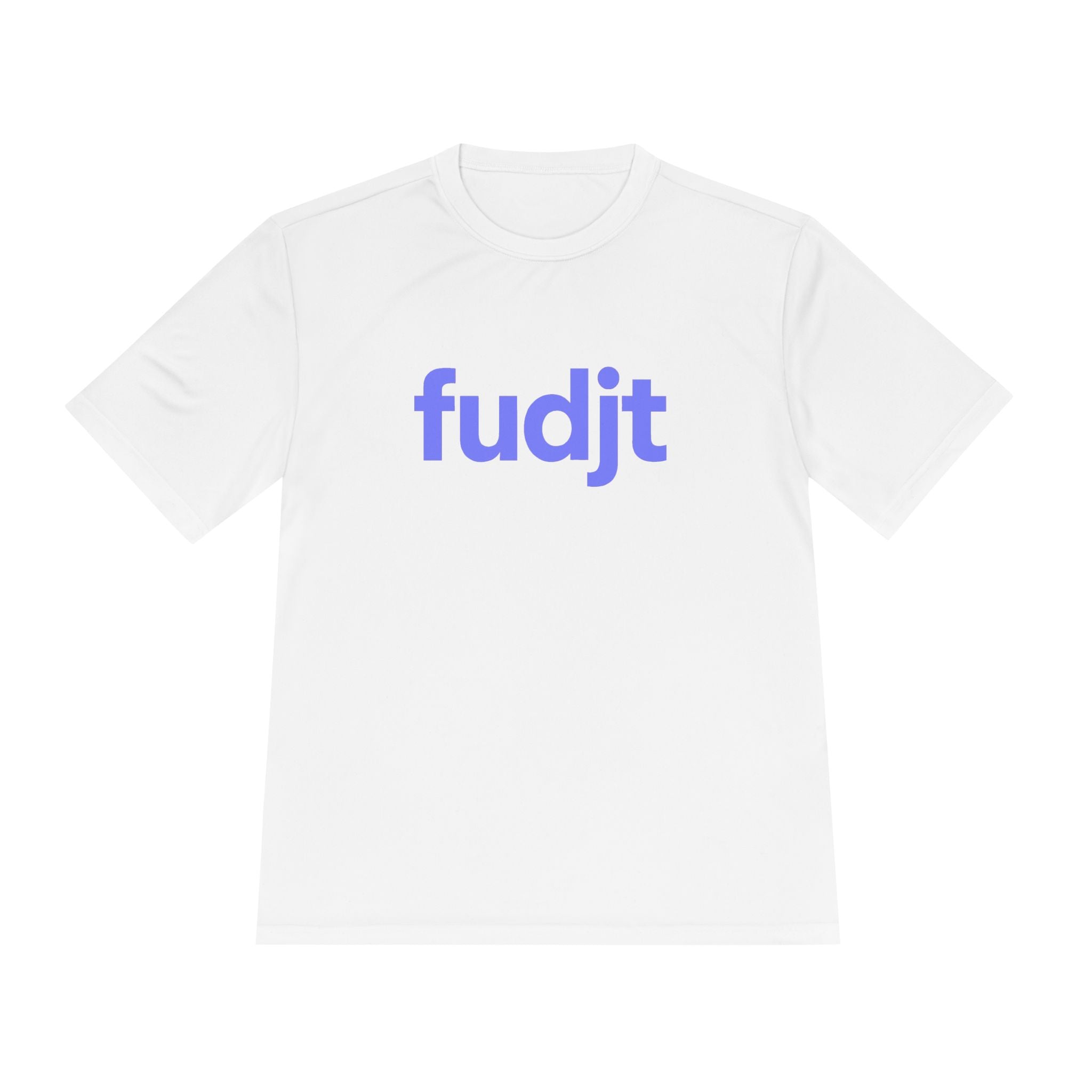 Light Blue fudjt design Moisture Wicking Performance Tee | 13 Colors