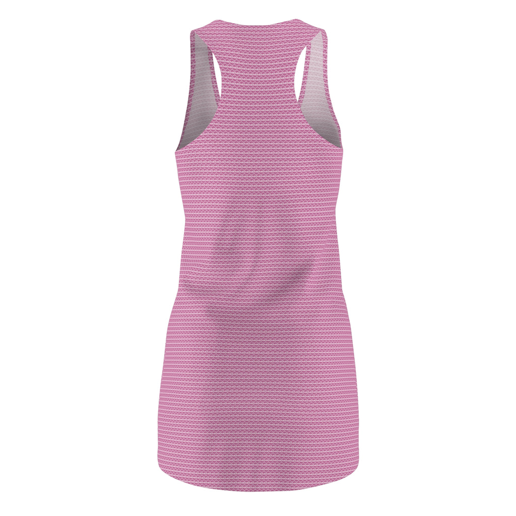 Light Pink fudjt Unbroken Chain .5 Chic Racerback Dress