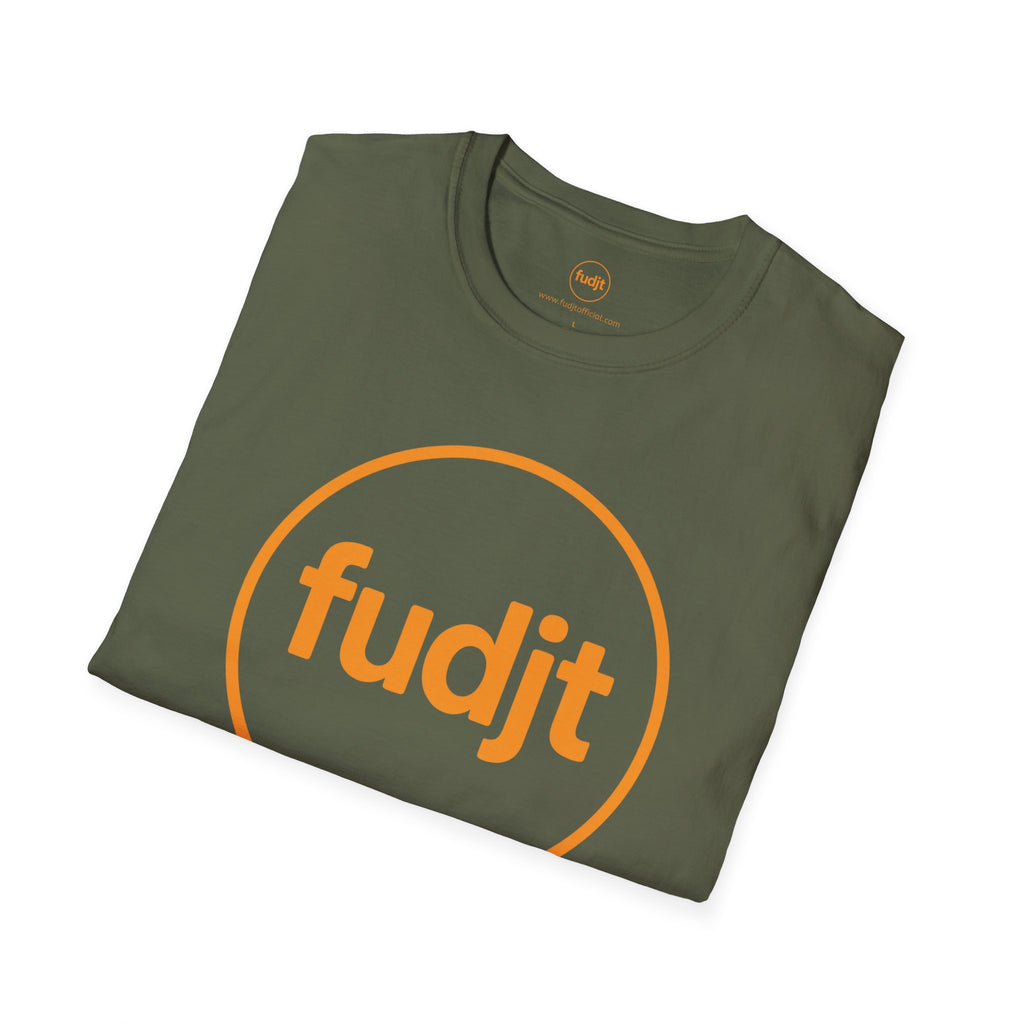 Orange fudjt Circle Everyday Style Tee | 14 Colors