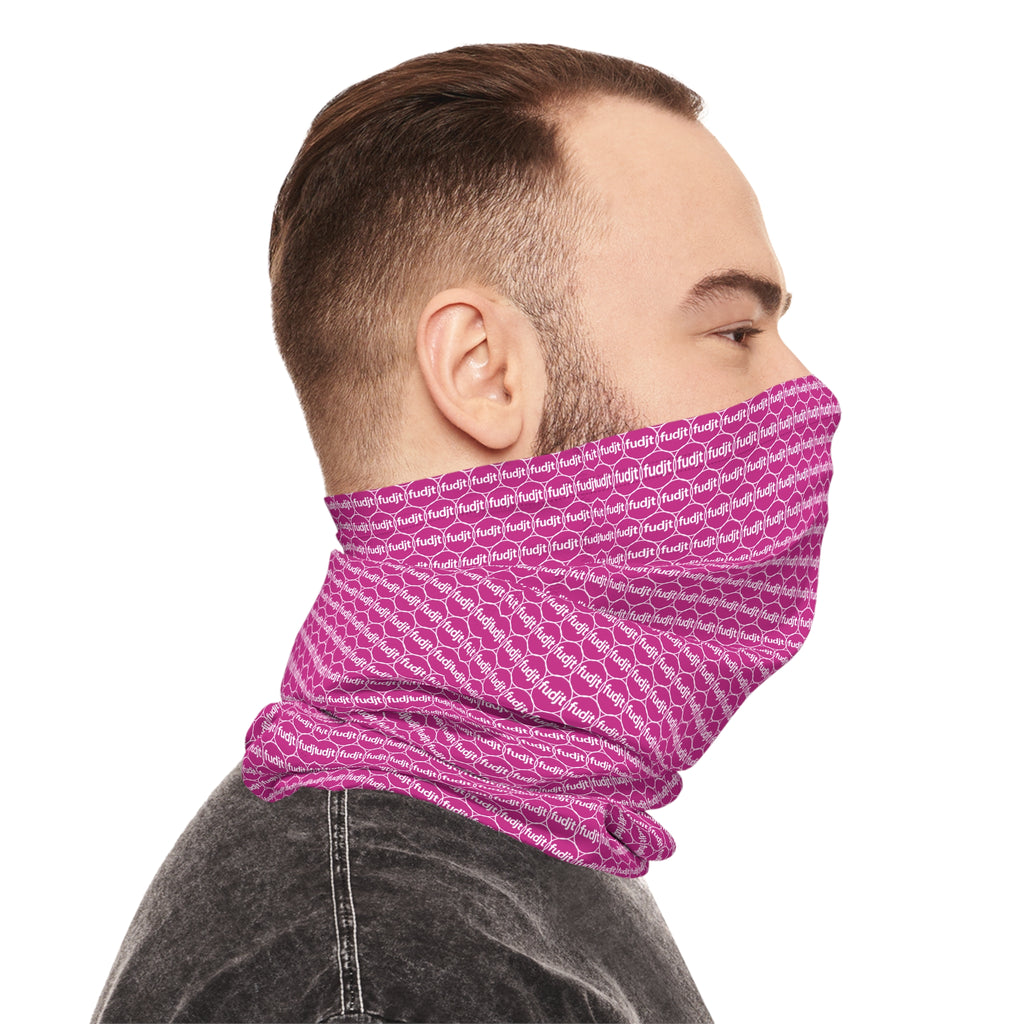 Pink fudjt Unbroken Chain .5 Neck Gaiter