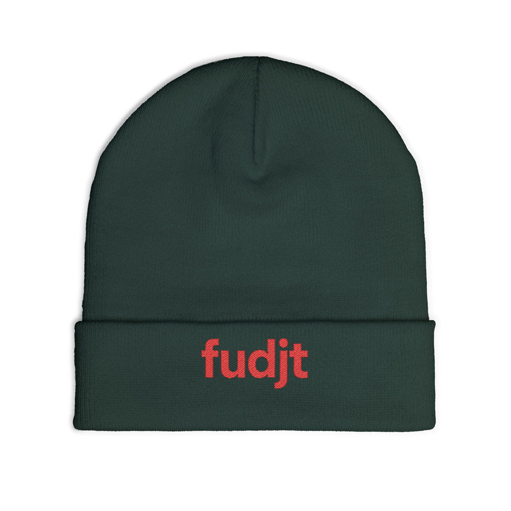 Stylish & Cozy fudjt Knit Beanie | Red Embroidery | 5 Colors