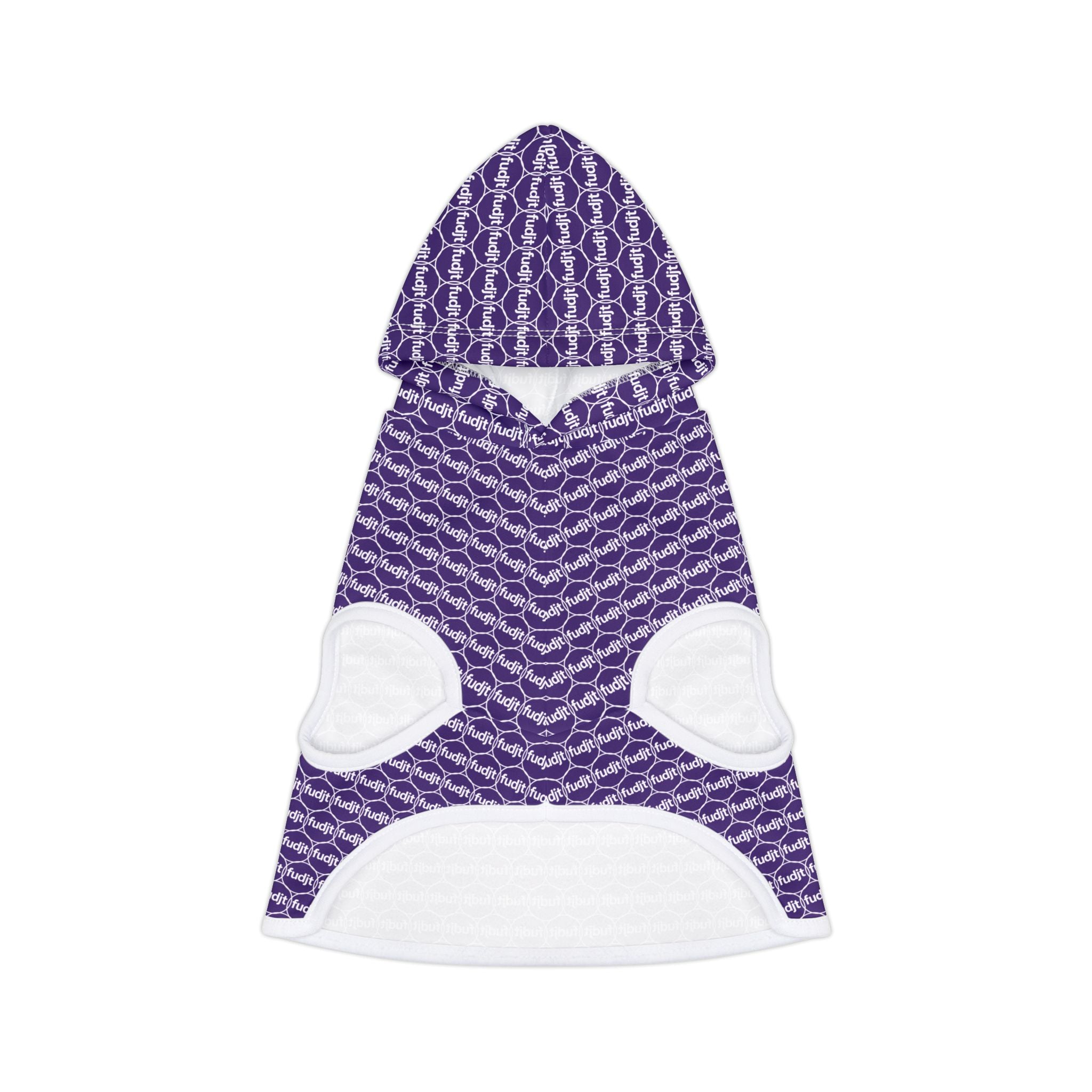Purple fudjt Pet Hoodie | Unbroken Chain 1.25 | 7 Sizes