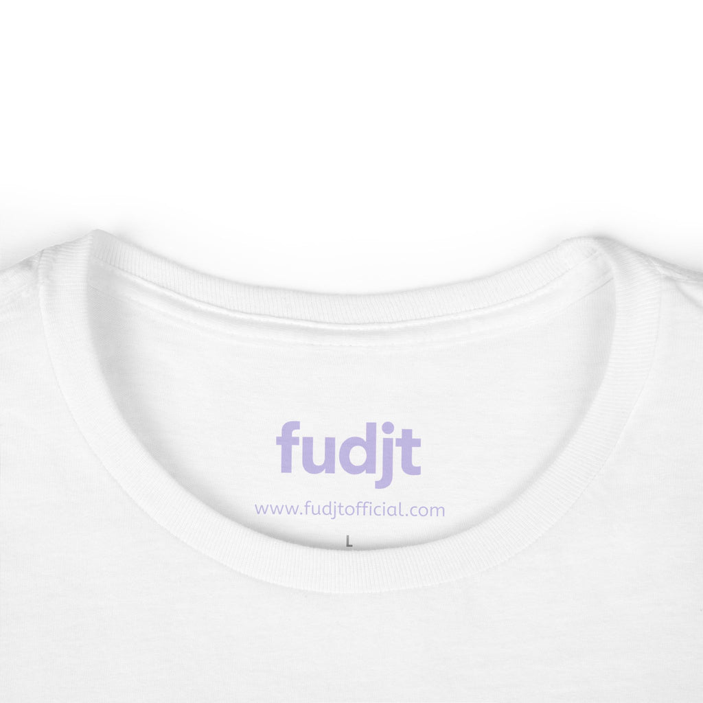 Women's Lavender fudjt logo Comfy Stylie Tee | 12 Colors