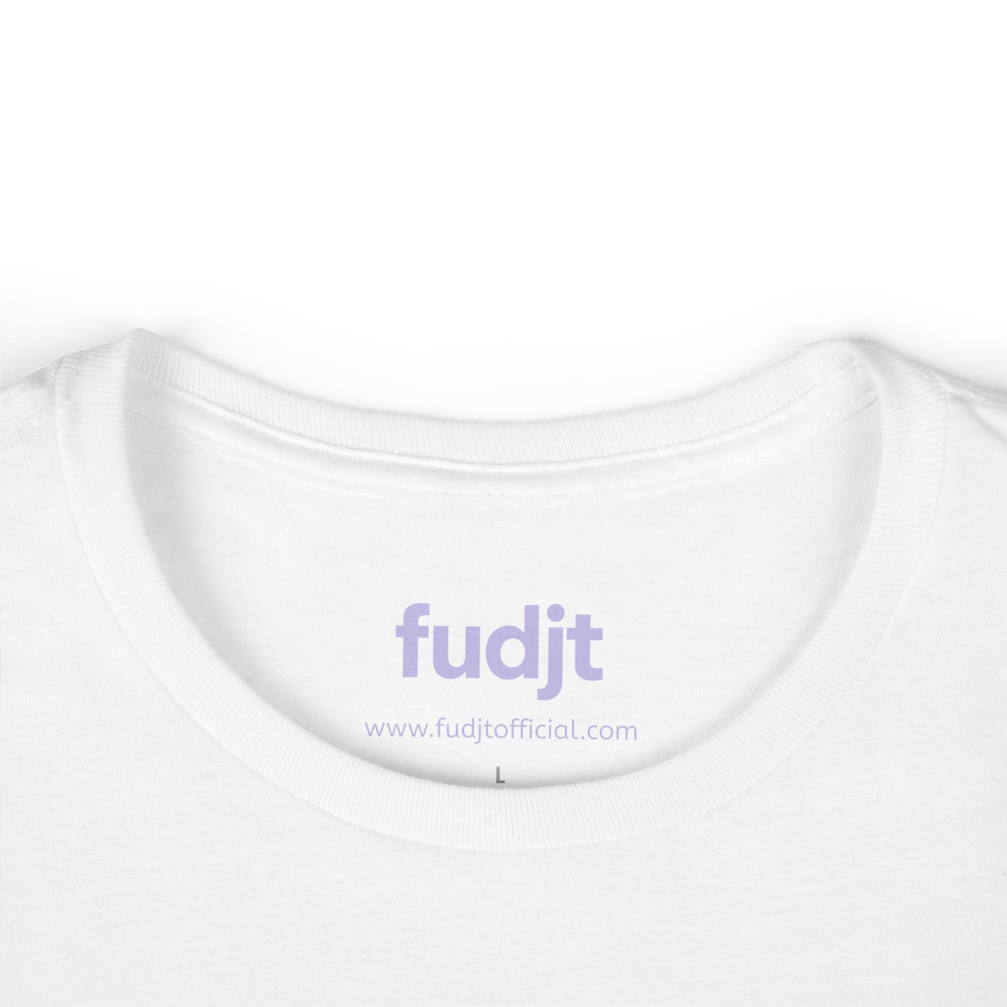 Women's Lavender fudjt logo Comfy Stylie Tee | 12 Colors