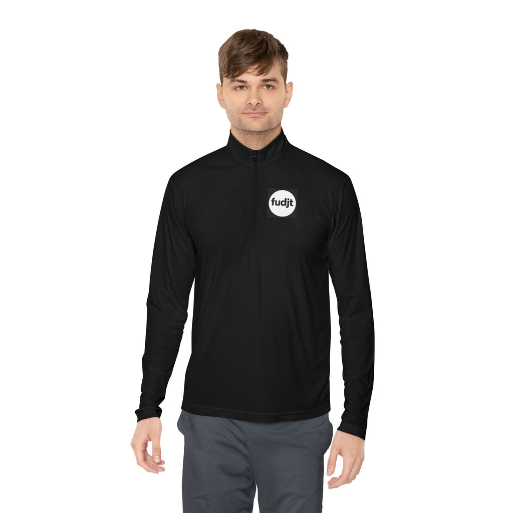 Quarter-Zip Performance Pullover | Black Square fudjt Circle | 6 Colors