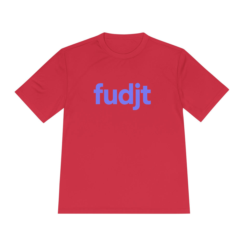 Light Blue fudjt design Moisture Wicking Performance Tee | 13 Colors