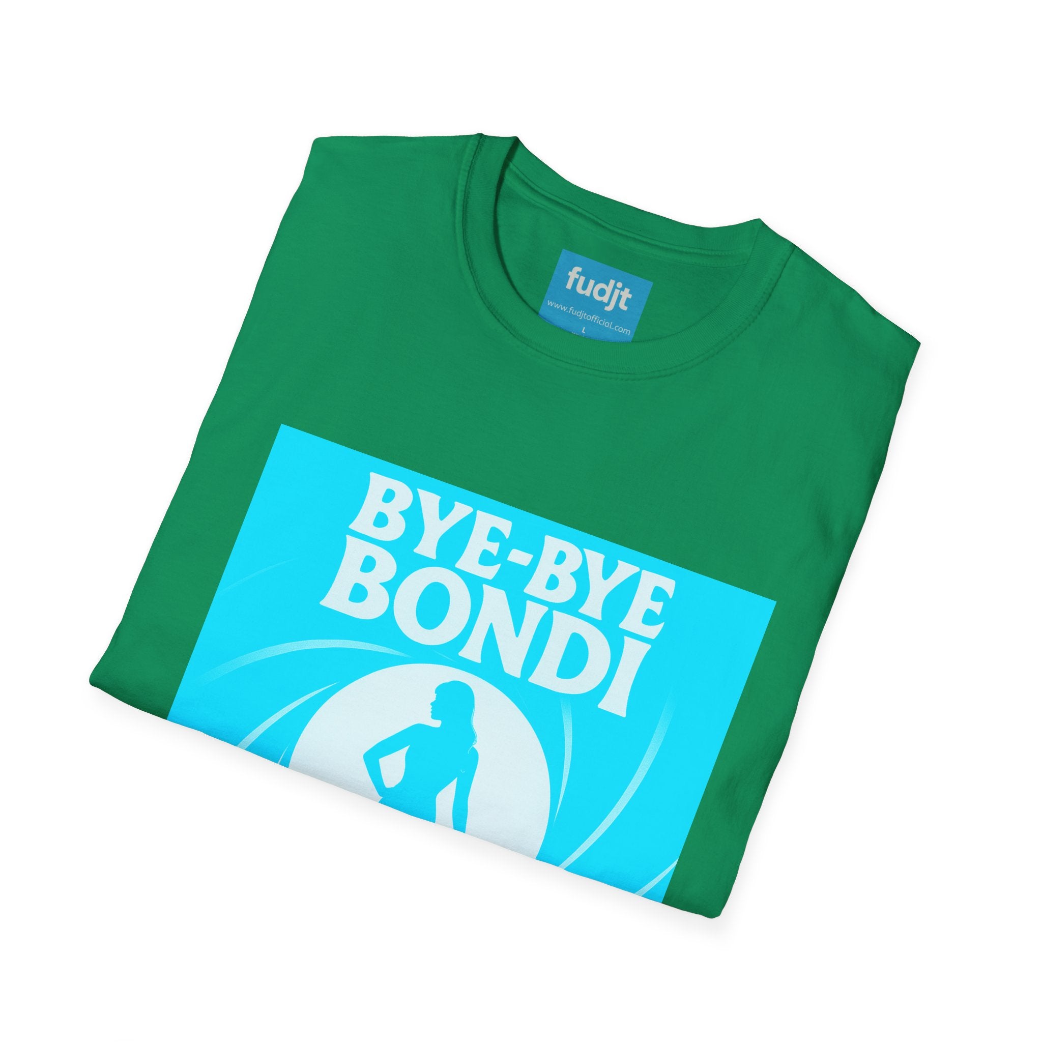 Bye-Bye Bondi | Blue Smoke Screen Retro fudjt Tee | 15 Colors